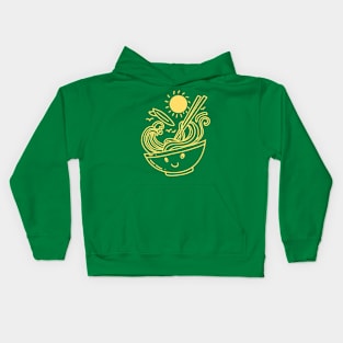 holiday with ramen Kids Hoodie